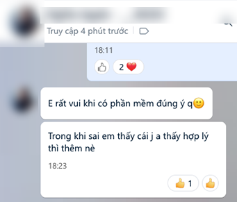 Tin nhắn Zalo của chủ shop: E rất vui khi có phần mềm đúng ý q. Trong khi sai em thấy cái j a thấy hợp lý thì thêm nè.